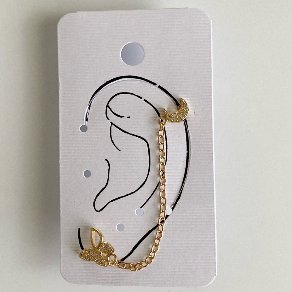 Gold Plated Stud Earring With Stud Earring Set